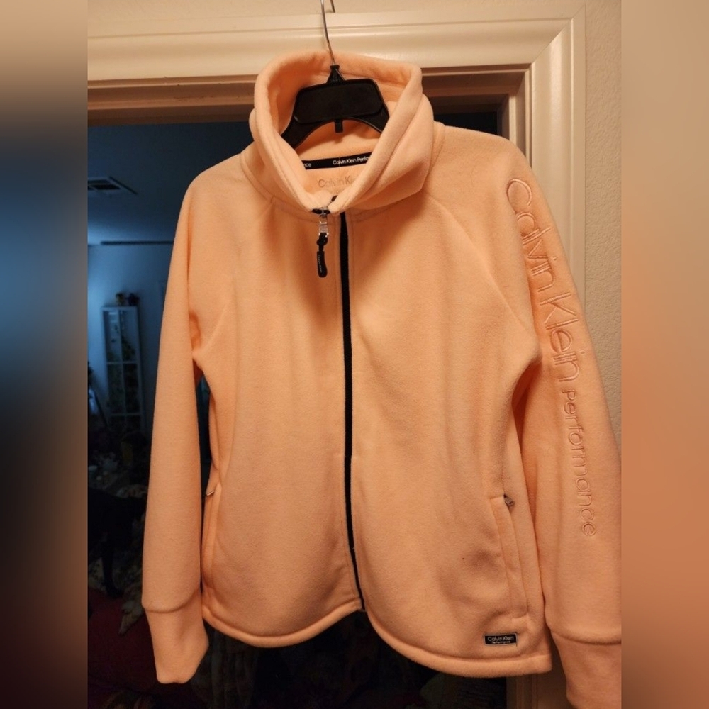Womens Calvin Klien Performance Jacket in pink - Picture 1 of 2